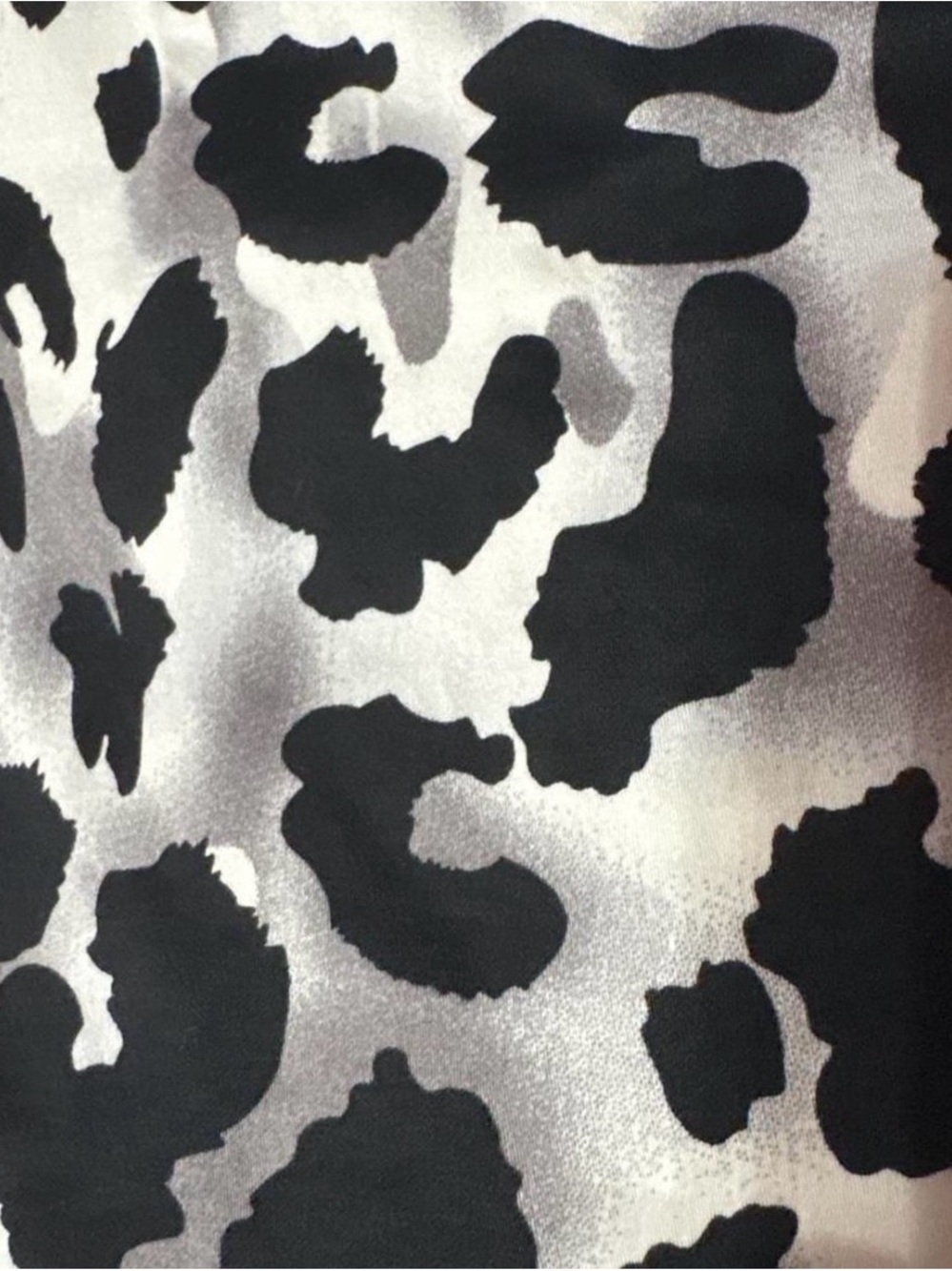 Cache Black and White Leopard-Print Pencil Skirt - Picture 2 of 6